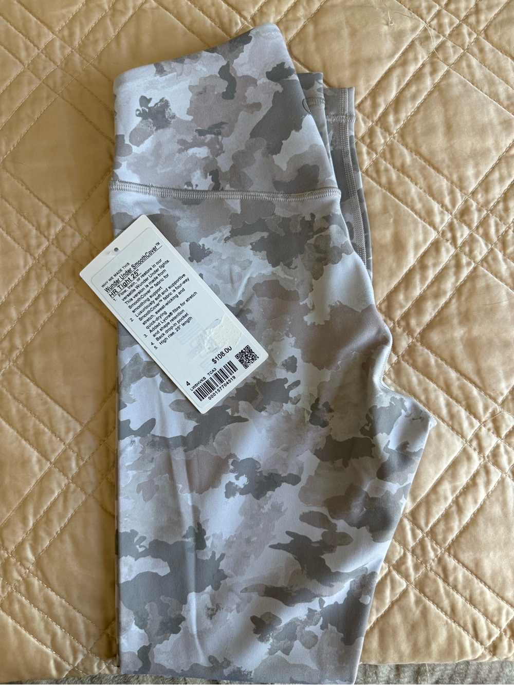 lululemon athletica Gray Camo High-Rise Leggings